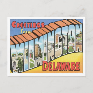 Grüße von Wilmington Delaware Postkarte