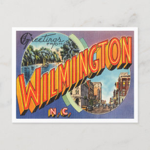Grüße von Wilmington, North Carolina Travel Postkarte