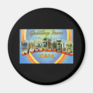 Grüße von Worcester Massachusetts Magnet