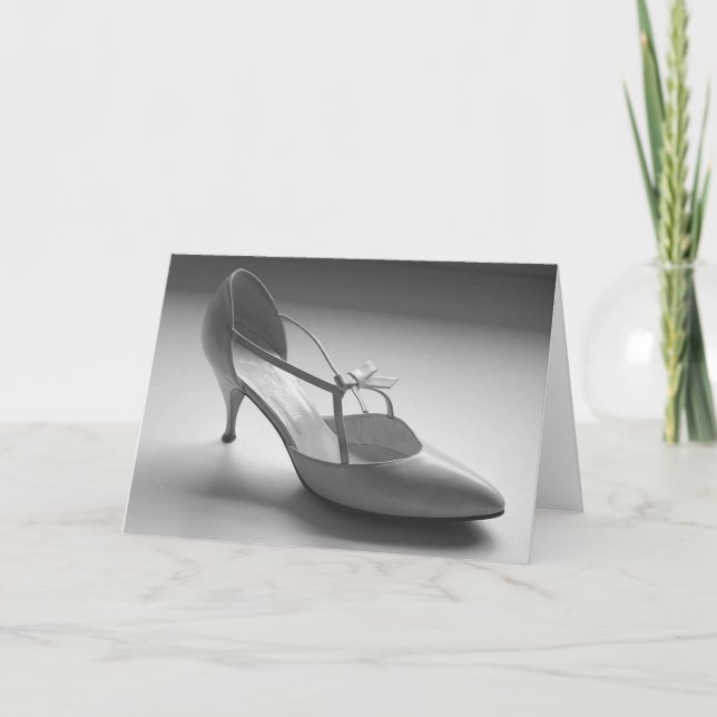 grüßender Heels Fünfzigerjahre Herberts Levine Karte (Vorderseite)