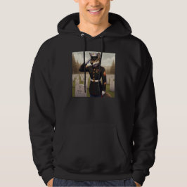 grüßender Marine Corps Wolf Hoodie