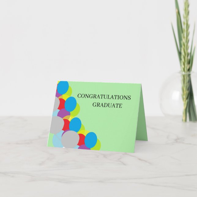 Grußkarte; Abitur Karte (Vorderseite)