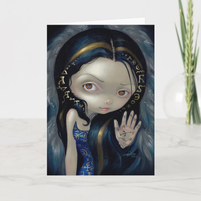 Grußkarte "Alchemical Angel V" Karte (Vorderseite)