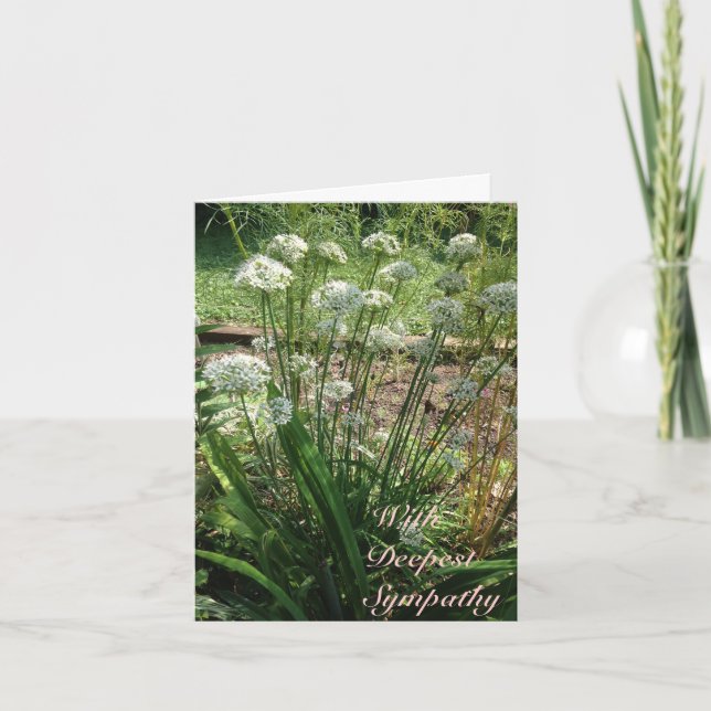 Grußkarte - Beileid Karte (Vorderseite)