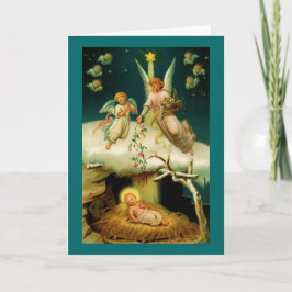 Grußkarte (Bibelverse): Geschenk von Rose Feiertagskarte