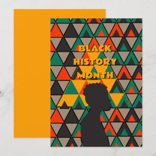 Grußkarte "Black History Month" Dankeskarte