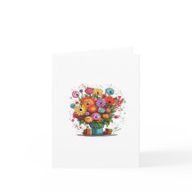 Grußkarte, Blumen, leere Karte, für jeden Anlass 