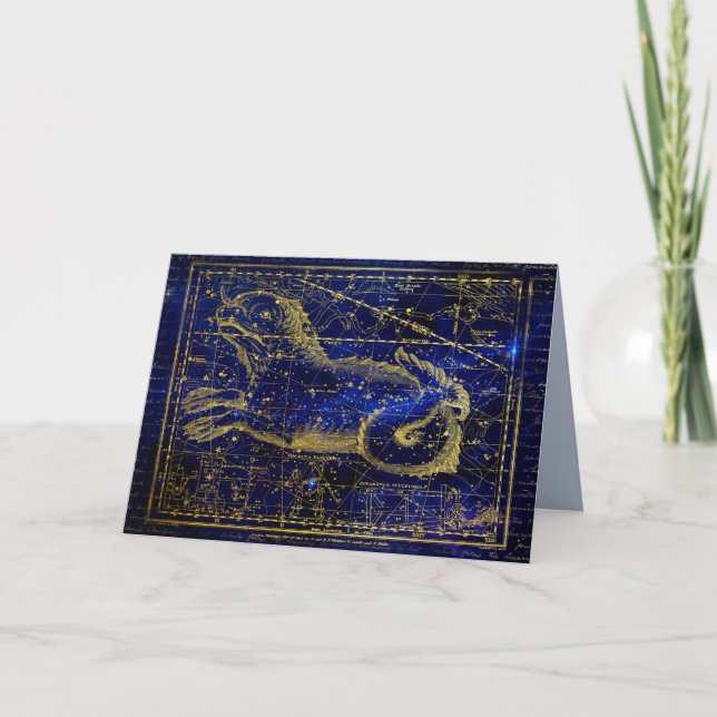 Grußkarte cetus constellation dankeskarte (Vorderseite)