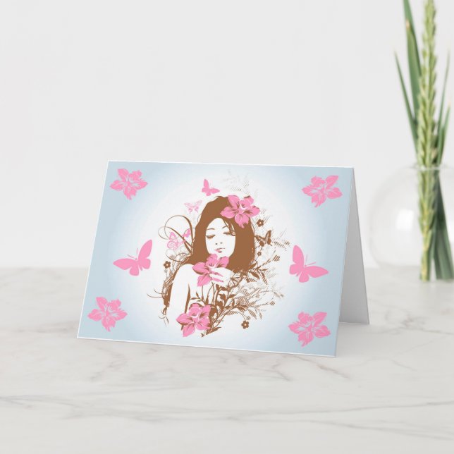 Grußkarte Dankeskarte (Vorderseite)