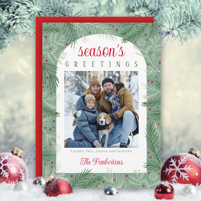 Grußkarte der Foto Season Feiertagskarte (Von Creator hochgeladen)