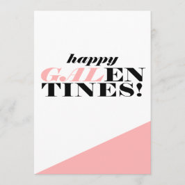 Grußkarte der glücklichen Galentine Karte