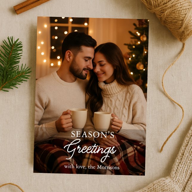 Grußkarte der Minimalistischen Jahreszeit Einladung (Von Creator hochgeladen)