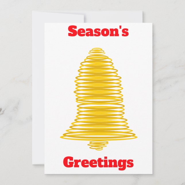 Grußkarte der Saison Einladung (Vorderseite)