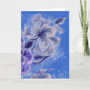 Grußkarte der Tintenpatrone für die Blume Karte