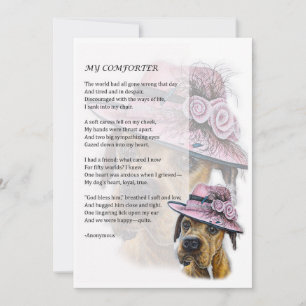 Grußkarte des schönen Boxer Dog Comforter Karte
