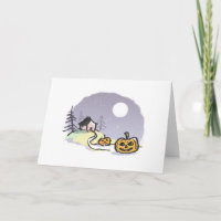 Grußkarte des Spuk Hügels im Haus {Halloween}