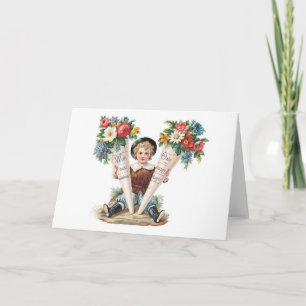 Grußkarte des viktorianischen Muttertags. Karte