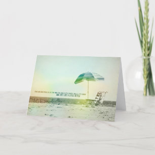 Grußkarte DEWEWEY BEACH Dankeskarte