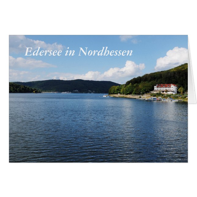 Grußkarte Edersee à Nordhessen (Devant horizontal)