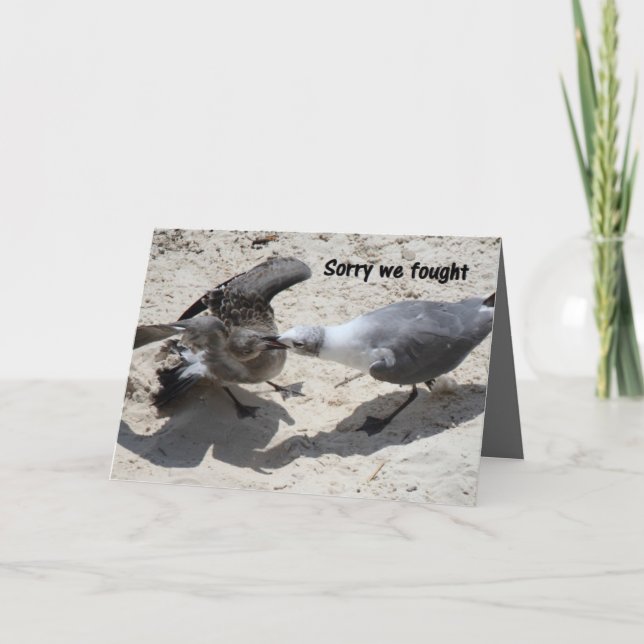 Grußkarte - Entschuldigung Karte (Vorderseite)