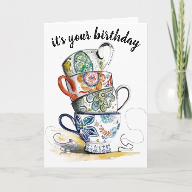Grußkarte - es ist Ihr Geburtstag Karte (Vorderseite)