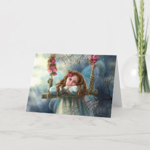 Grußkarte, Fairy Karte
