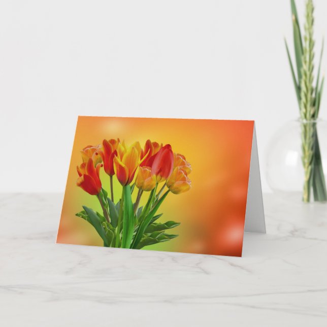 Grußkarte Feiertagskarte (Vorderseite)