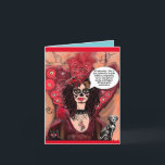 Grußkarte Feiertagskarte<br><div class="desc">Badgirlart</div>