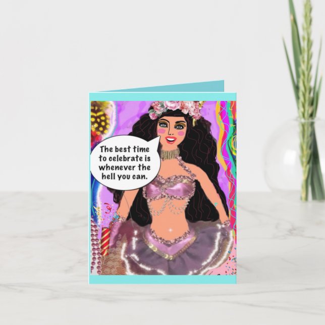 Grußkarte Feiertagskarte (Vorderseite)