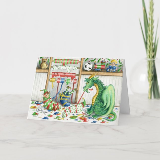 Grußkarte Feiertagskarte (Vorderseite)