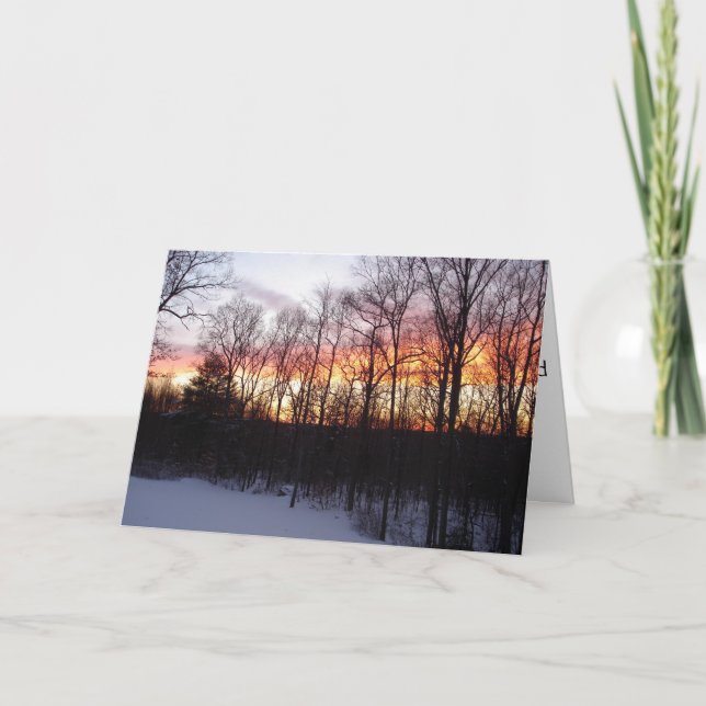 Grußkarte Feiertagskarte (Vorderseite)