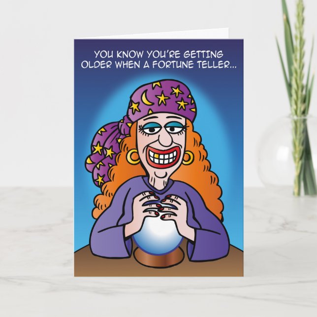 Grußkarte "Fortune Teller" Karte (Vorderseite)