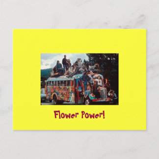 Grußkarte für 60 Hippies Postkarte