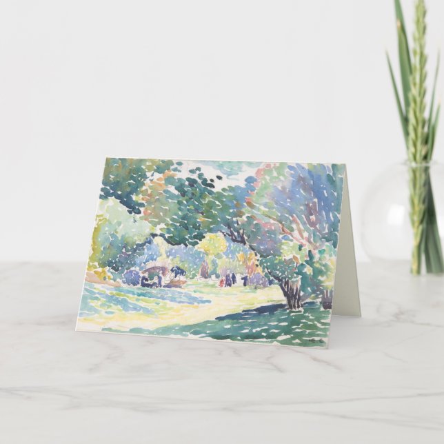 Grußkarte für Aquarellbilder Karte (Vorderseite)