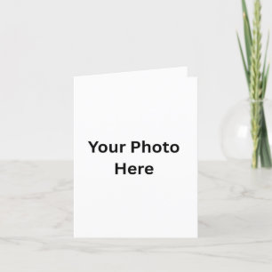 Grußkarte für das benutzerdefinierte AI-Foto   Per Dankeskarte