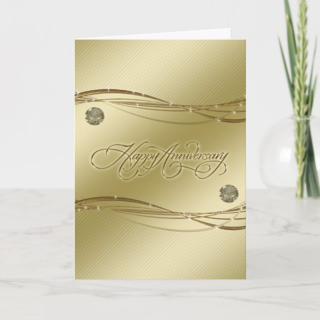 Grußkarte für das Goldene Hochzeitstag Karte (Vorderseite)