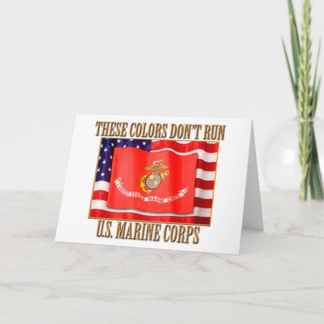 Grußkarte für das Marine Corps Karte (Vorderseite)