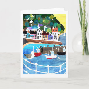 Grußkarte für den Fischereihafen Karte