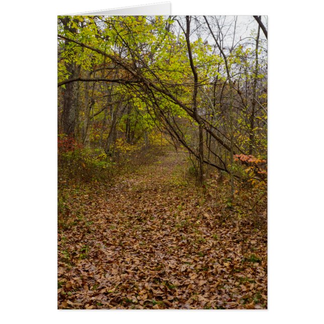 Grußkarte für den Herbst (Vorne)