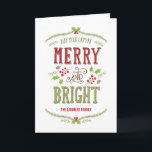 Grußkarte für den schönen Weihnachtsurlaub Feiertagskarte<br><div class="desc">Feiern Sie die Saison mit dieser modernen und stilvollen Urlaubskarte von Berry Berry Sweet.</div>