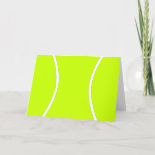 Grußkarte für den Tennisball Karte