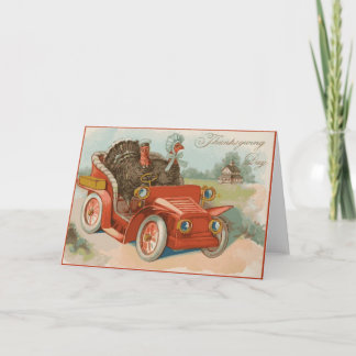 Grußkarte für den Vintagen Erntedank Feiertagskarte