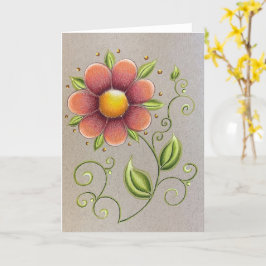 Grußkarte für die Frühjahrs-Blume Karte
