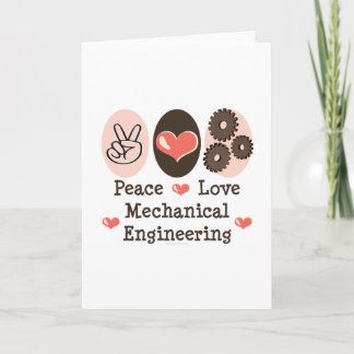 Grußkarte für die mechanische Liebe Karte