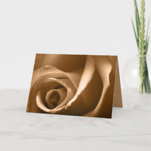 Grußkarte für die Rose Herbst Einladung