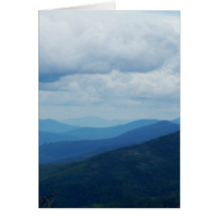 Grußkarte für die weißen Berge
