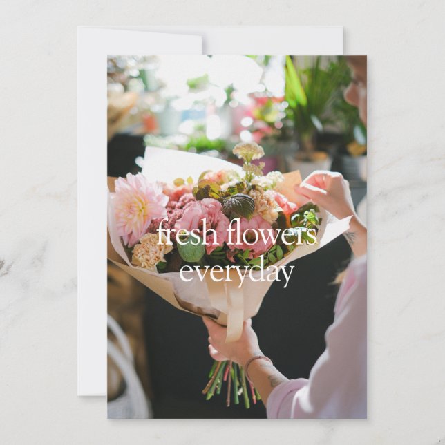 Grußkarte für frische Blume Karte (Vorderseite)