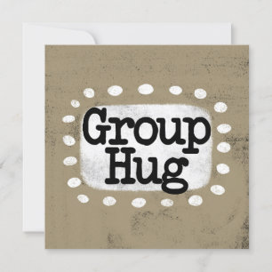 Grußkarte für Gruppen Karte