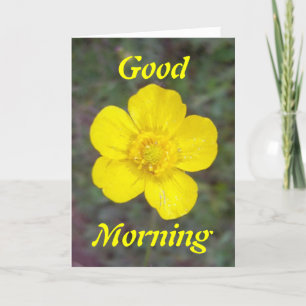 Grußkarte für guten Morgen Karte