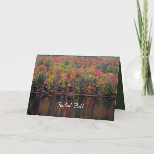 Grußkarte für Herbst Karte
